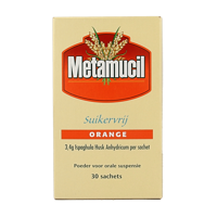 Metamucil orange suikervrij 30 Sachets - thumbnail