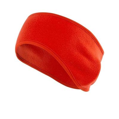 Herfst en winter outdoor sporten zweet-absorberend ademend warm earmuffs fleece hoofdband voor mannen/vrouwen (rood)