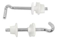 Kirchhoff RVS toiletzitting bevestiging, chroom, 50 mm, paar - 988291113 - thumbnail