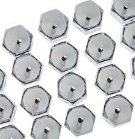 Eufab 15230 Wielschroefdop Geschikt voor schroefgrootte 17 mm Chroom Metaal - thumbnail