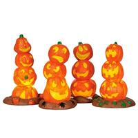 Kerstfiguur Light up pumpkin stack LEMAX - Lemax - thumbnail