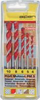 Alpen MultiCut 100705100 Carbide Multifunctionele boorset 5-delig 4 mm, 5 mm, 6 mm, 8 mm, 10 mm Cilinderschacht 1 set(s) - thumbnail