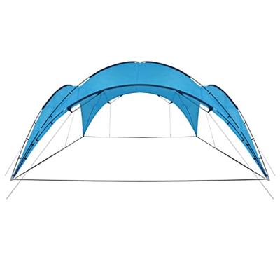 VidaXL Partytent boog 450x450x265 cm lichtblauw