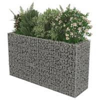 Gabion plantenbak 180x50x100 cm gegalvaniseerd staal - thumbnail