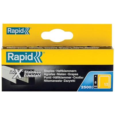 Rapid Nr. 13 fijndraadnieten RVS 6 mm, 2.500 stuks - 11830726 - 11830726