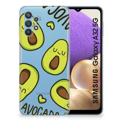 Samsung Galaxy A32 5G Telefoonhoesje met Naam Avocado Singing Samsung Galaxy A32 5G Telefoonhoesje met Naam Avocado Singing