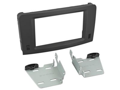 2-DIN Paneel Mercedes Benz M-Klasse/ G-Klasse Kleur: Zwart 2-DIN Paneel Mercedes Benz M-Klasse/ G-Klasse Kleur: Zwart