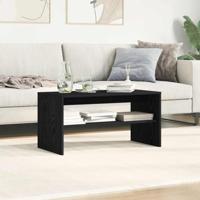 Tv-meubel 80x40x40 cm spaanplaat zwart eikenkleurig - thumbnail