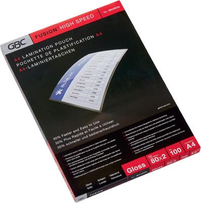 GBC HighSpeed lamineerhoes ft A4, 160 micron (2 x 80 micron), pak van 100 stuks GBC HighSpeed lamineerhoes ft A4, 160 micron (2 x 80 micron), pak van 100 stuks
