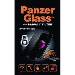 Pantserglas displaybescherming, Privacy displaybeschermglas, Apple iPhone 7, helder