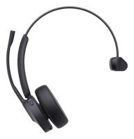 Yealink WH64 Mono Headset Draadloos Hoofdband Kantoor/callcenter USB Type-C Bluetooth Zwart - thumbnail