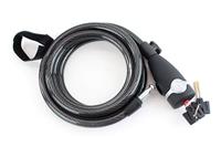 CONTEC spiraal-kabelslot "ecoloc" ct coiled cab.lock ecoloc 12mm x 185cm black - thumbnail