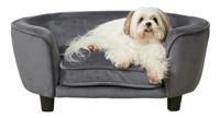 Enchanted hondenmand/sofa coco donkergrijs 67,5x40,5x30,5 cm - thumbnail