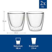 VILLEROY & BOCH - Artesano Hot&Cold Beverages - Beker M 0,22l s/2 - thumbnail