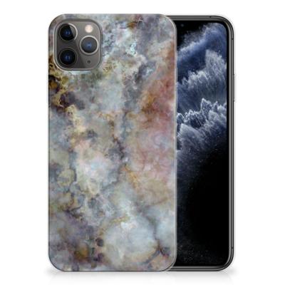 Apple iPhone 11 Pro Max | TPU | Siliconen hoesje | Marmer Grijs