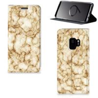 Samsung Galaxy S9 | Standcase | Marmer Goud - thumbnail