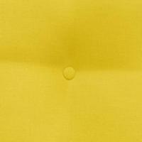 VidaXL Rugkussen lichtgeel 45 x 24 x 50 cm stof - thumbnail