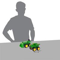 John Deere kiepwagen en graafmachine speelset - thumbnail