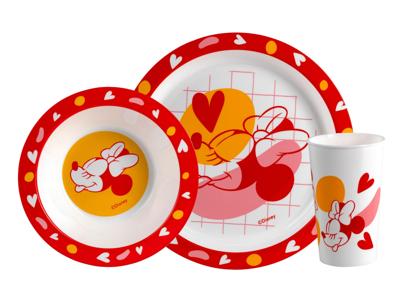 Disney ontbijtset 3-delig (Minnie Mouse)