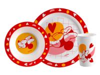 Disney ontbijtset 3-delig (Minnie Mouse) - thumbnail