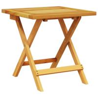 Ligbed met kussen en tafel massief acaciahout - thumbnail