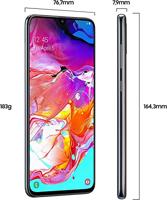 Samsung Galaxy A70 Smartphone, Black, 6GB, 128GB - thumbnail