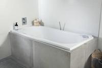 Ben Ceta inbouwbad met ligzijde links 170x80cm glans wit acryl - thumbnail