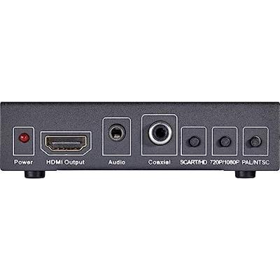 SpeaKa Professional AV Converter SP-HD/SC-01 [SCART - HDMI, Jackplug, Digitale cinch] 1920 x 1080 Pixel