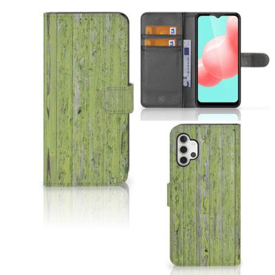 Samsung Galaxy A32 5G | Book Style Case | Green Wood
