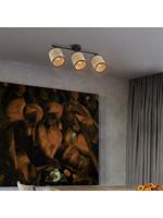 Light depot - LED opbouwspot Ratan 3L - zwart - Outlet - thumbnail