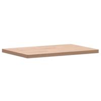 Tafelblad rechthoekig 60x40x2,5 cm massief beukenhout - thumbnail