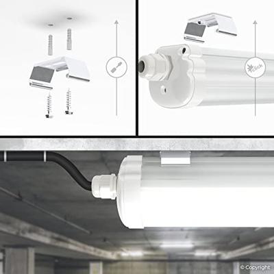 S-Series - LED TL armatuur 150cm - IP65 Waterdicht - 32 Watt 5120 Lumen (160lm/W) - 4000K neutraal wit - Koppelbaar - IK07 - Tri-Proof plafondverlichting