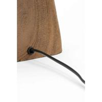 Light & Living Tafellamp 'Kardan' Mangohout, 21cm, kleur Mat Bruin (excl. kap) - thumbnail