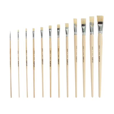 Kwast qrea varkenshaar set à 12 breedtes