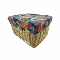 Fietskrat Fietsmand Hoes Large Colored Triangles - thumbnail