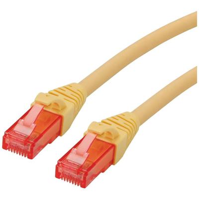 ROLINE Patchkabel Cat.6 UTP, Component Level, LSOH, geel, 1 m