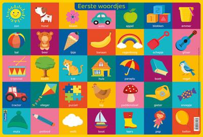 Deltas Educatieve onderleggers preschool - eerste woordjes