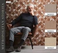 Livingwalls Metropolitan Stories bruin behang | 369134 - thumbnail