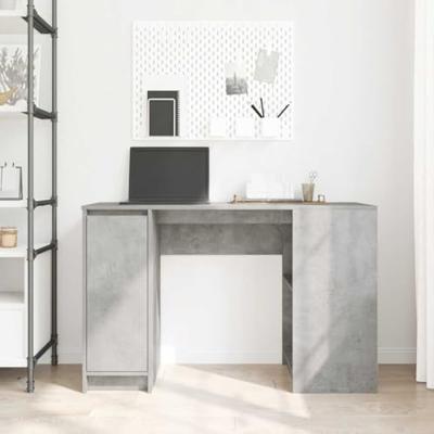 Bureau 120x42x76 cm spaanplaat betongrijs Bureau 120x42x76 cm spaanplaat betongrijs