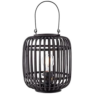 Brilliant Landelijke tafellampWoodrow zwart hout - 93062/76