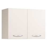 Oslo High Cabinet 2 Deuren - Wit - L 80 x D 36 x H 58 cm - thumbnail