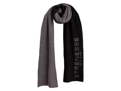 Strenesse Blue Dames/Heren gebreide sjaal (Zwart/grijs, one size)