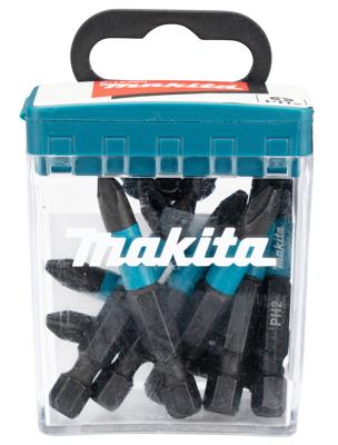 Makita Accessoires E-12407 Slagschroefbit | PH2x50mm | X Impact Black | 10 stuks - E-12407 - thumbnail