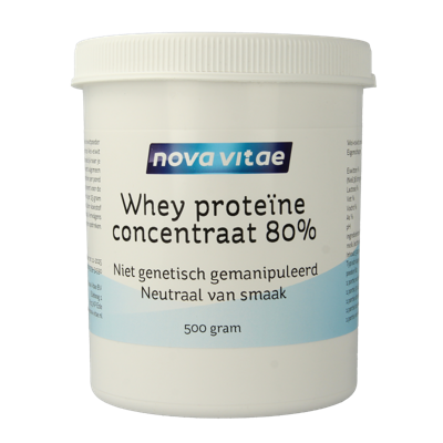 Nova Vitae Whey proteine concentraat 80% 500 Gram