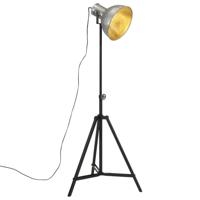 VidaXL Vloerlamp 25 w e27 61x61x90/150 cm vintage zilverkleurig - thumbnail