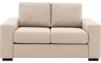 Goossens Bank Lucca wit, stof, 2-zits, stijlvol landelijk Goossens Bank Lucca wit, stof, 2-zits, stijlvol landelijk