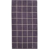 Cawö Cawö Park Check Handdoek midnight 50/100 - thumbnail