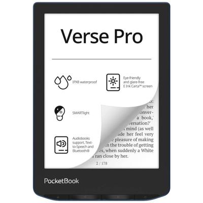 PocketBook Verse Pro eBook-reader 15.2 cm (6 inch) Blauw PocketBook Verse Pro eBook-reader 15.2 cm (6 inch) Blauw