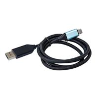 i-tec C31CBLDP60HZ USB-C-displaykabel Thunderbolt Aansluitkabel USB-C stekker, DisplayPort-stekker 1.5 m Zwart - thumbnail