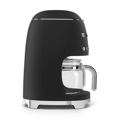 SMEG DCF02BLMEU 50's Style Koffiemachine - Filterkoffie - Mat Zwart